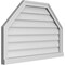 Ekena Millwork Octagonal Top Surface Mount PVC Gable Vent w/ 2"W x 2"P Brickmould Sill Frame, 36"W x 24"H GVPOT36X2403SN - alternate 3